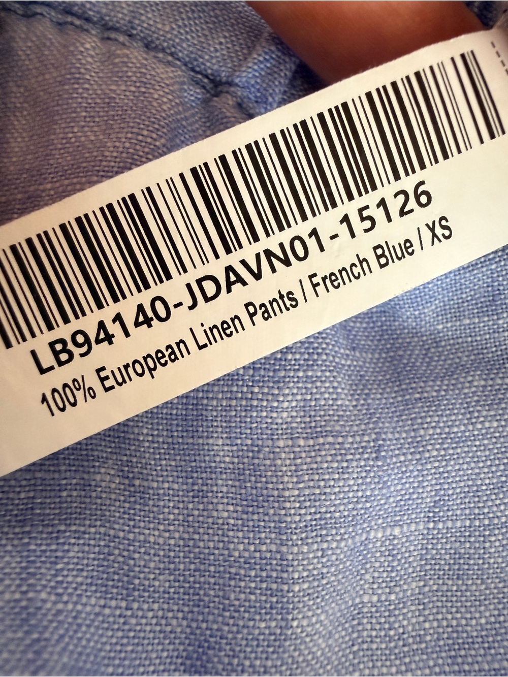 Quince 100% European Linen Pants Women Sz XS French Blue Coastal Beachy - Picture 5 of 8